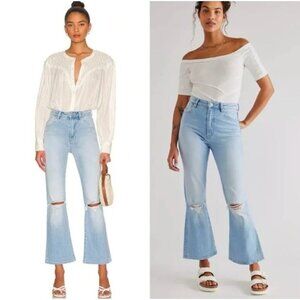 Rolla’s Dusters Bootcut Crop Distressed Jeans Size 26